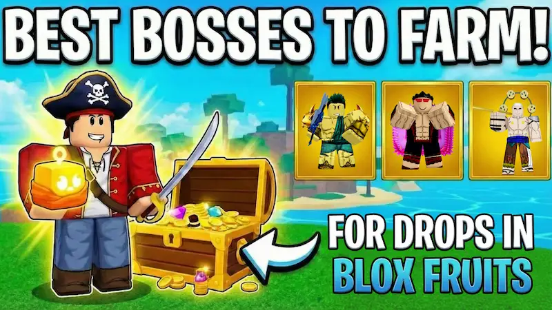 Best Bosses to Farm for Drops in Blox Fruits